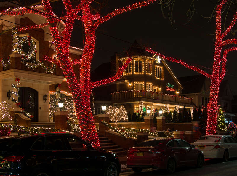 &quot;Dyker Lights&quot; -- the Dyker Heights neighborhood of Brooklyn is known for elaborate Christmas/holiday decorations.