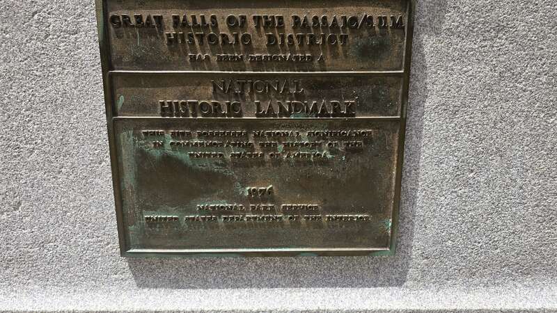 Patterson Great Falls historic marker