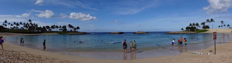 Panorama of Ko Olina lagoon 1 (&quot;Kohola&quot;, or humpback whale), Kapolei, Hawaii