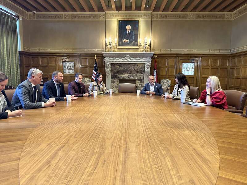 Margus Tsahkna of Estonia visits the United States in October 2023