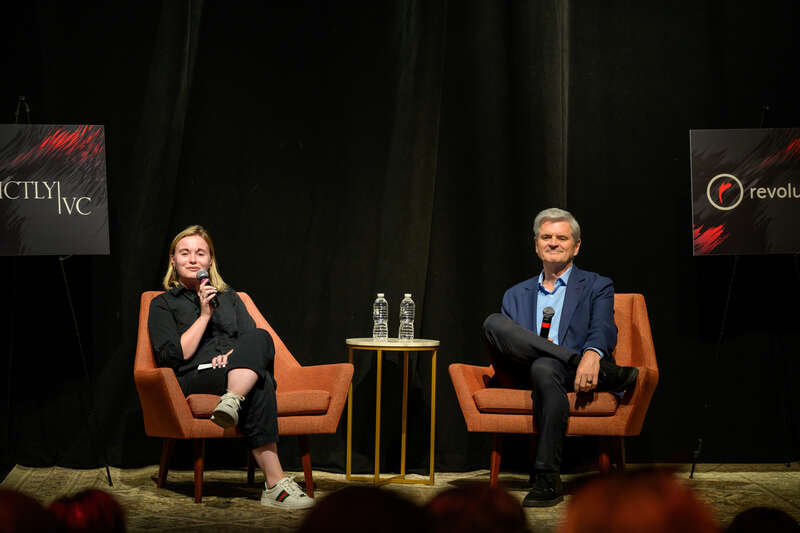 Revolution CEO Steve Case speaking at TechCrunch Strictly VC event in 2024