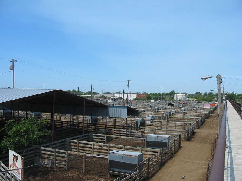 Stockyards City Historic District, An irregular pattern along Agnew and Exchange Aves. Oklahoma City