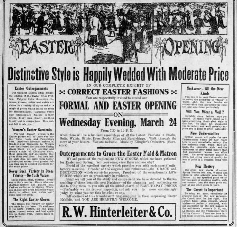 R W Hinterleiter &amp;amp; Co Ad Allentown PA