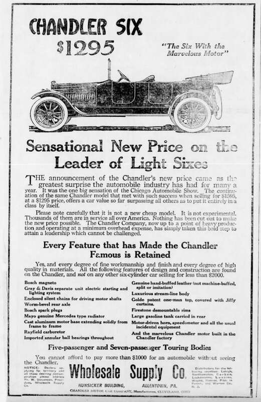 Wholesale Supply Company Newspaper Ad Allentown PA
17 North Seventh Street