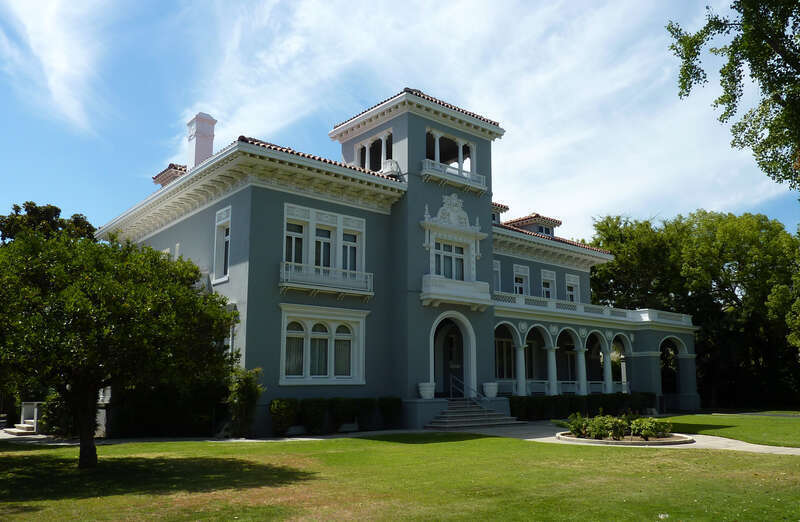 H. H. Brix Mansion, now uses as offices, Fresno, California, USA.