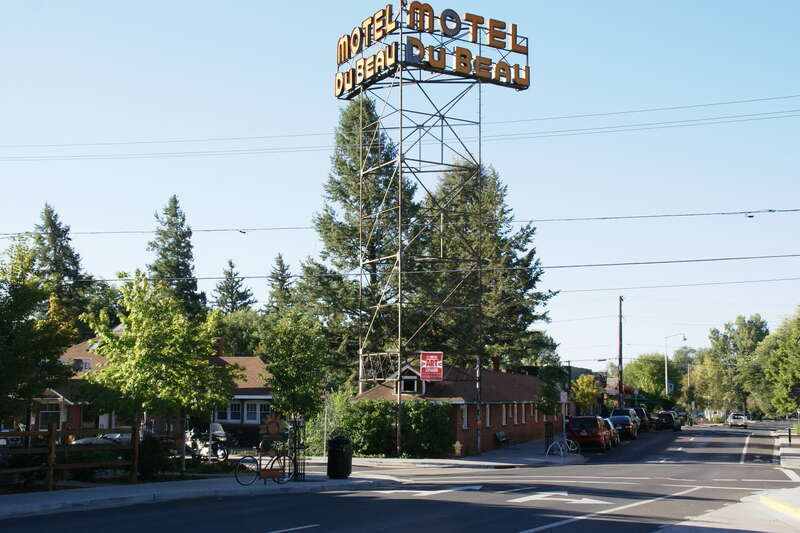 Beaver Street in Flagstaff, Arizona, USA