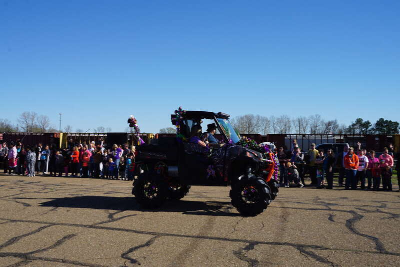 A Polaris Ranger XP in the 2017 Texarkana Mardi Gras Parade in Texarkana, Arkansas (United States).