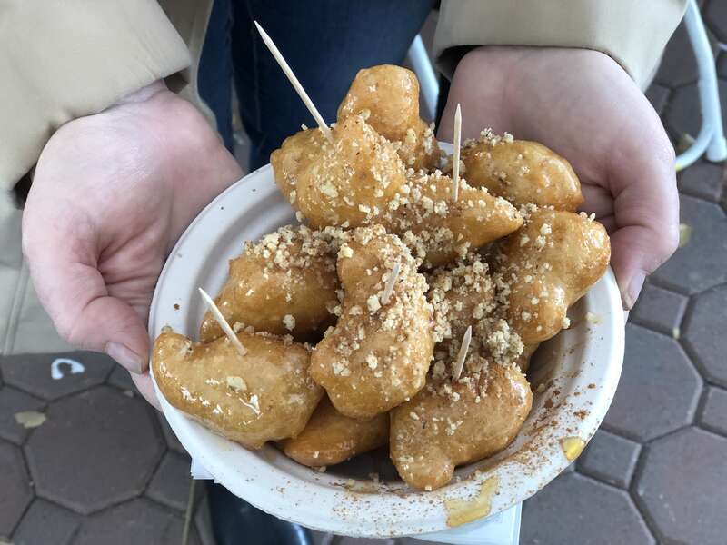 Loukoumades at the 2019 Marin Greek Festival in Novato, California