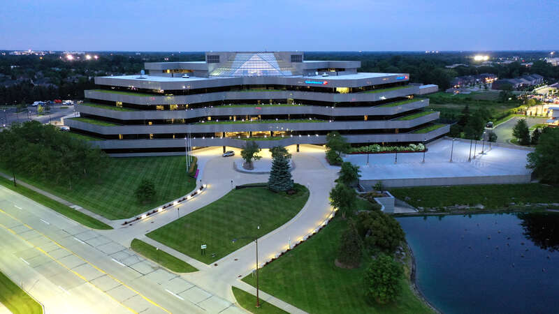 2600 W Big Beaver Rd in 2021 (looking northeast)