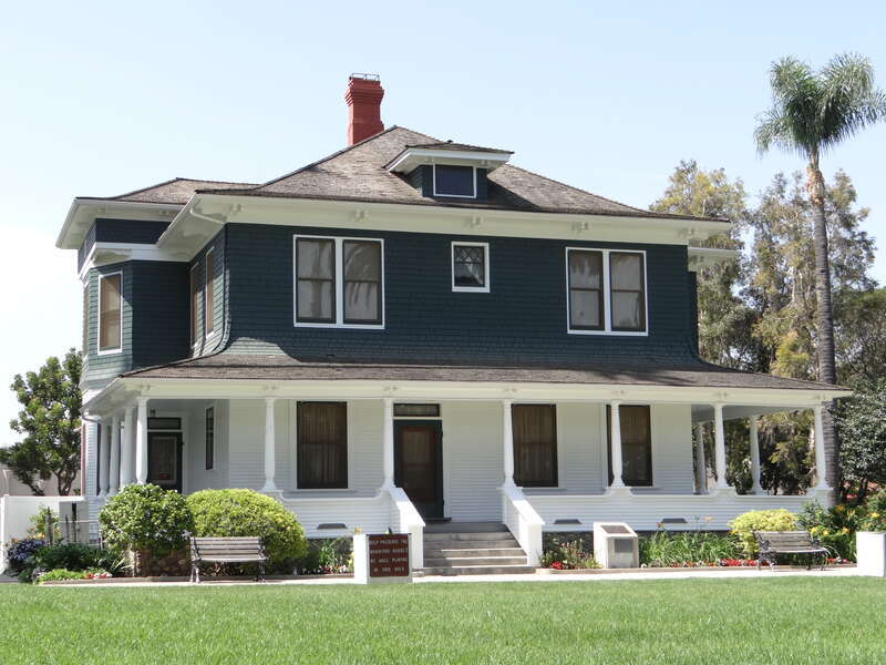 A. S. Bradford House, 136 Palm Circle, Placentia, California.  Listed on the National Register of Historic Places.