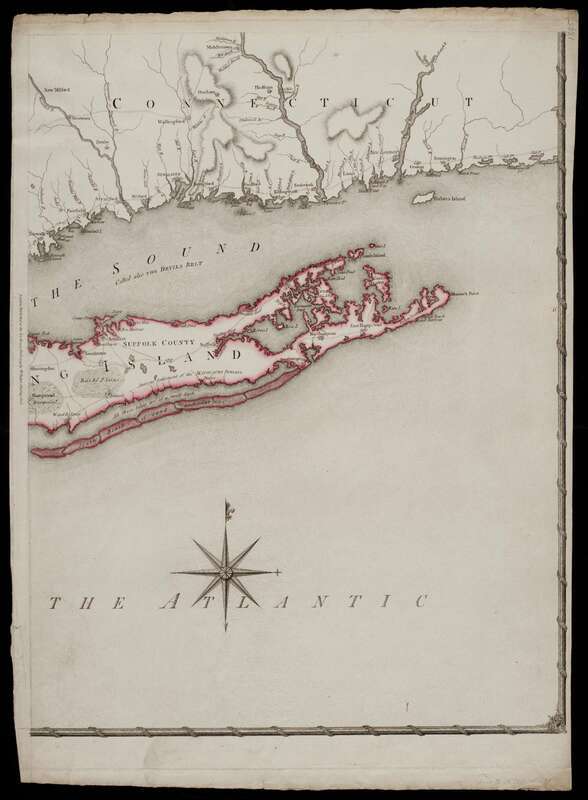 Part of a chart showing the province of New York. 
Title in the Leupe Catalogue (NA): A Chorographical Map of the Province of New-York in North-America, divided into Counties, Manors, Patents and Townships etc.

The remainder of the chart: National
