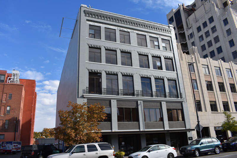 The Allen &amp;amp; Wright Furniture Company in Boise, Idaho, occupied this building owned by Walter E. Pierce on Bannock Street when it opened in 1909. Later, the firm became Standard Furniture. Montgomery Wards occupied the building in the late 1920s.