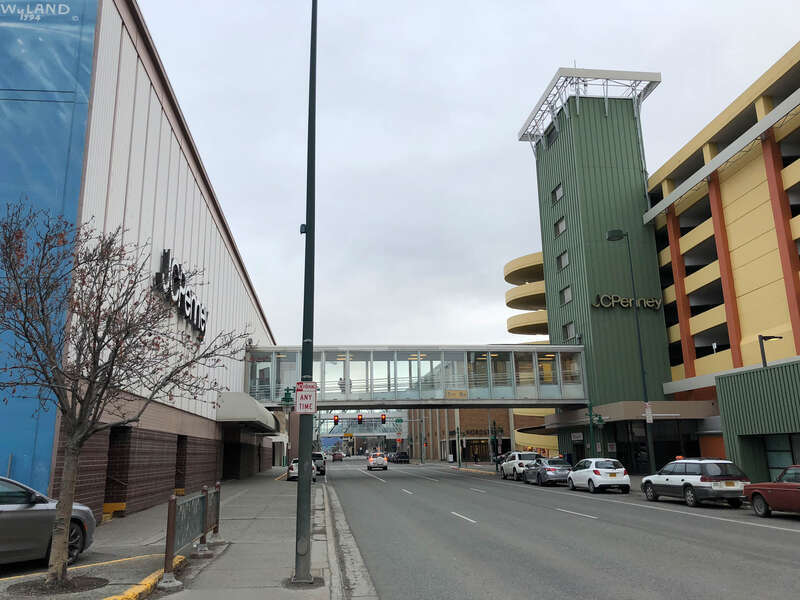 Anchorage JCPenney parking garage
