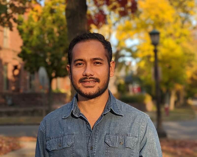 Anish Luitel capturing a photo during a vacation.