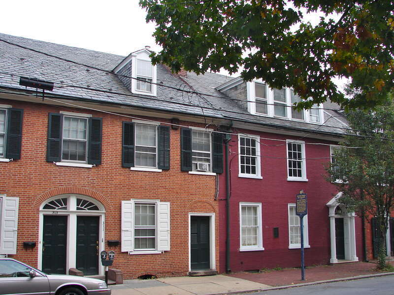 Pennsylvania Historical and Museum Commission marked site Military Stables and Barracks in Lancaster, Pa, at 	307 N. Duke St., Lancaster.  Marker placed March 24, 1950
In their City, American Revolution, Buildings, and Military series.  Continental