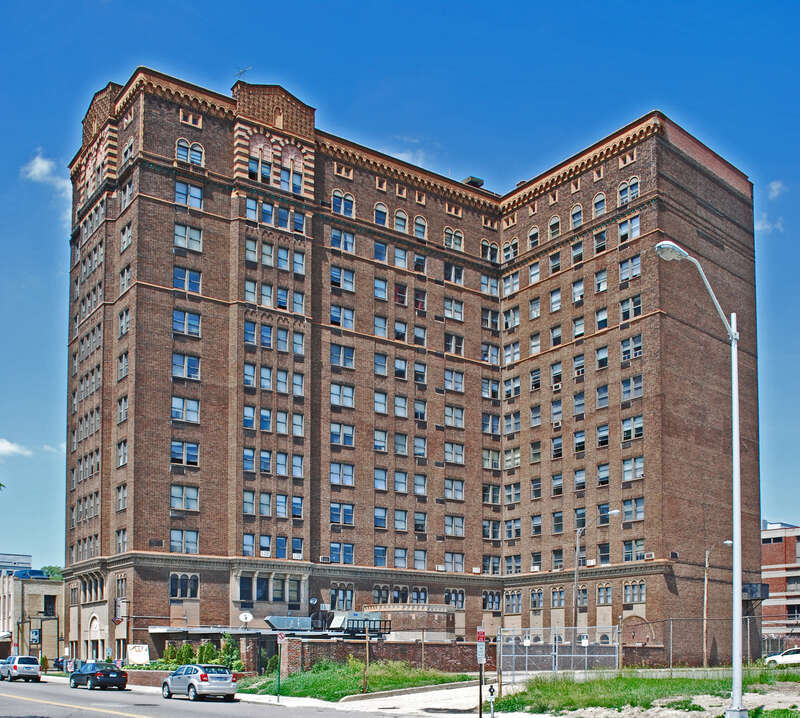 Belcrest Apartments Detroit.
The building is a Registered Michigan State Historic Site.