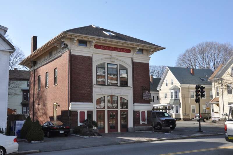 The Hose House No. 2, a former firehouse in Beverly, Massachusetts.