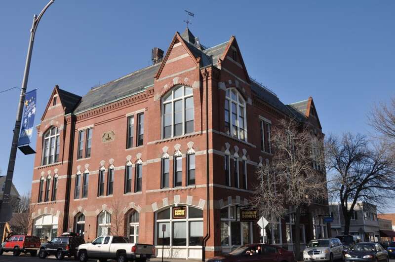 The Odd Fellows' Hall in Beverly, Massachusetts.