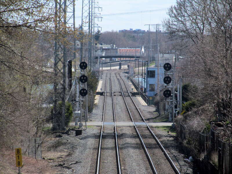 Beverly Draw viewed from School Street in April 2015
