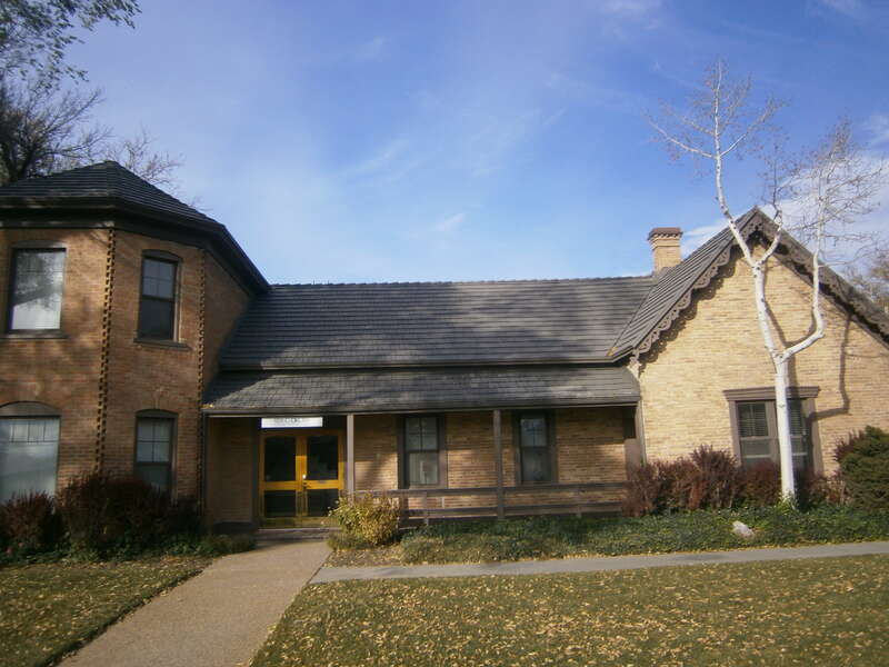 The David B. Brinton House, a historic home in Holladay, Utah, United States.