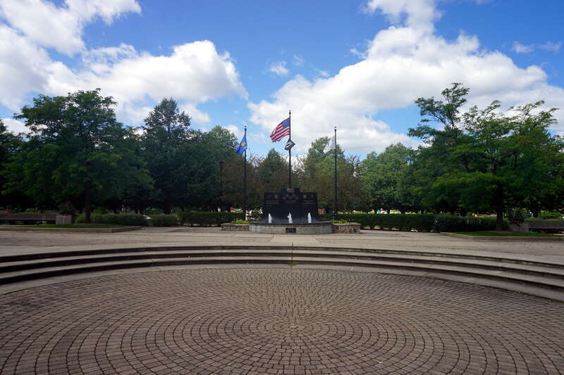The Civic Plaza in Brookfield, Wisconsin (United States).