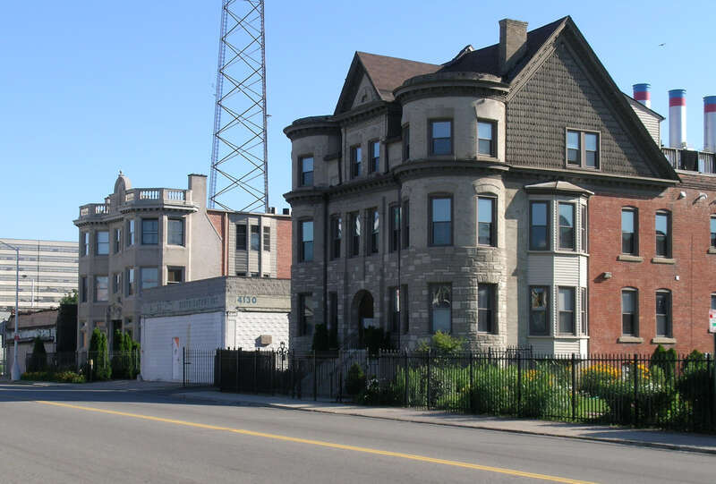 Cass Avenue, north of Alexandrine, Detroit MI