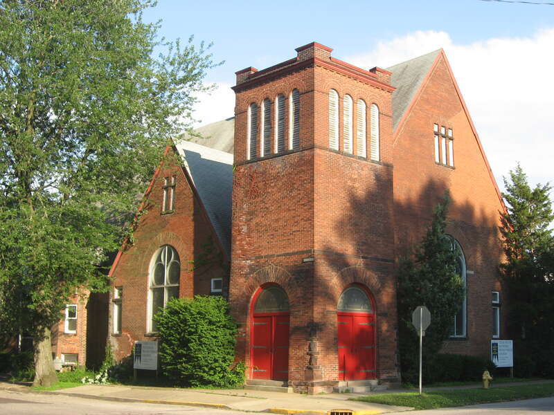 A church on the southeastern corner of the junction of Sixth Street and Washington Avenue in Terre Haute, Indiana, United States.  The church (built in 1892) is part of the Farrington's Grove Historic District, a historic district that is listed on