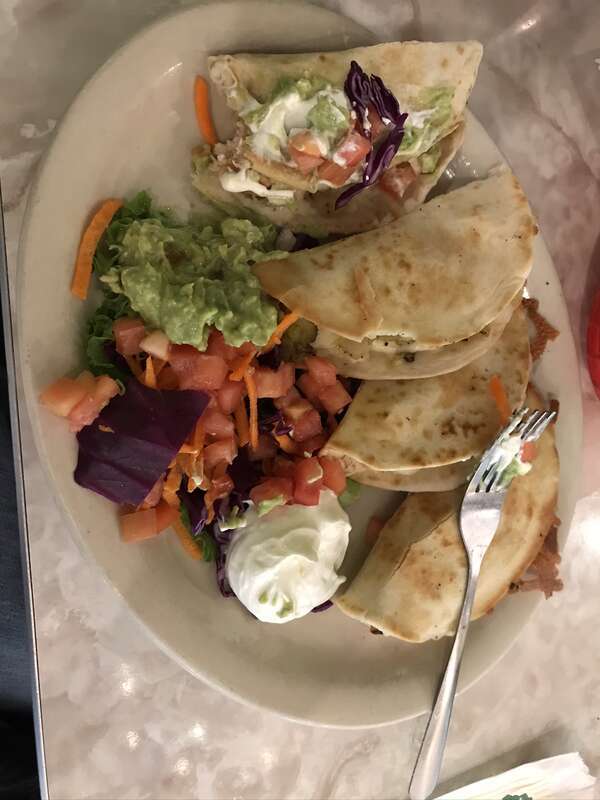 Chuy's chicken quesadilla, Tallahassee, Leon County, Florida