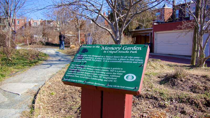 "Crispus Attucks Park is NOT a DC Public Park. It is maintained and supported entirely through private donations and volunteer labor. The park is owned by the nonprofit Crispus Attucks Development Corporation (CADC) on behalf of the surrounding