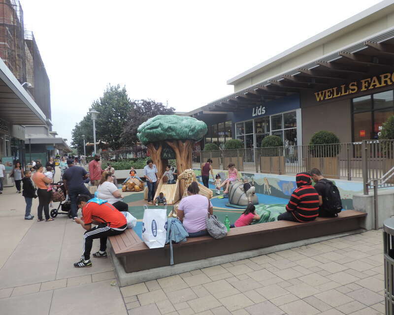 Playground at Cross County Shopping Center, Yonkers, New York