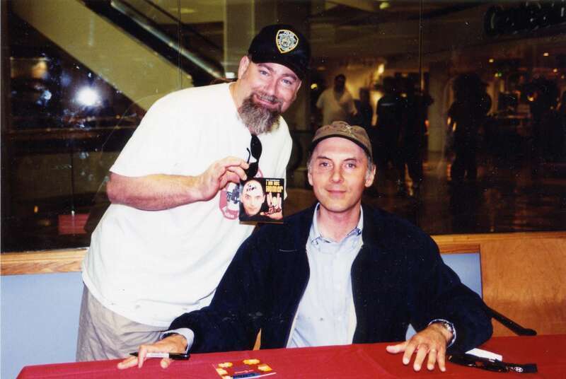 Kevin Stockdale and his copy of I Am Not Homer signed by Dan Castellaneta at Borders Books in South Coast Plaza