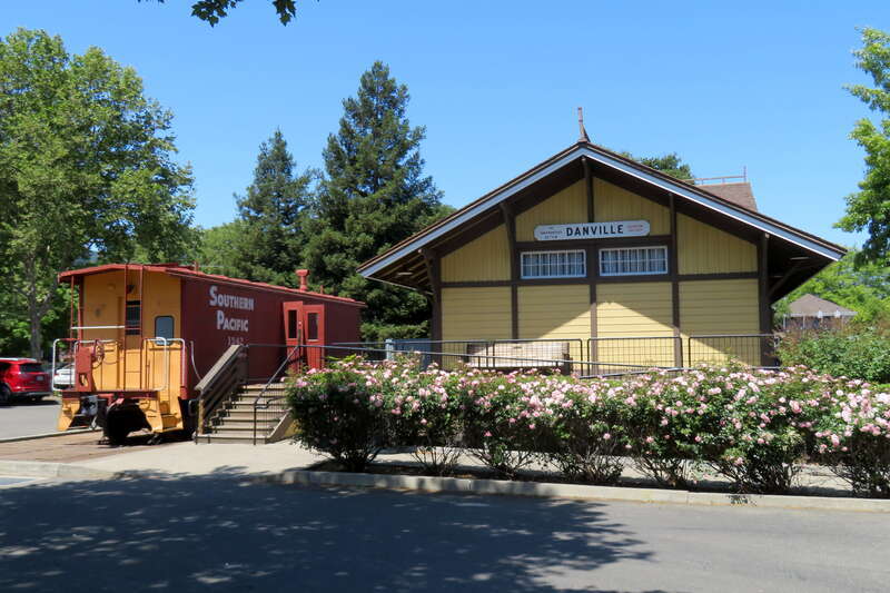 Museum of the San Ramon Valley (the former Danville station) in May 2019