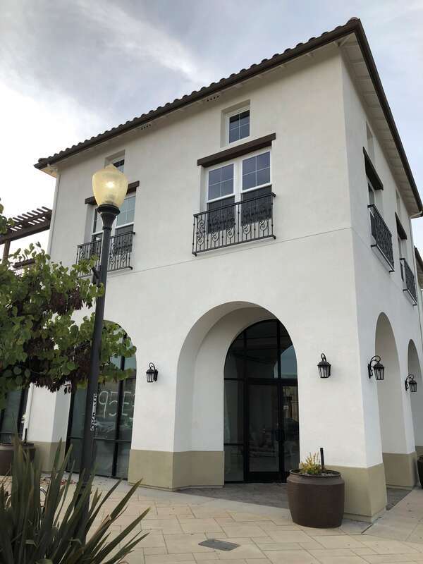 Downtown Morgan Hill on 3rd St Plaza