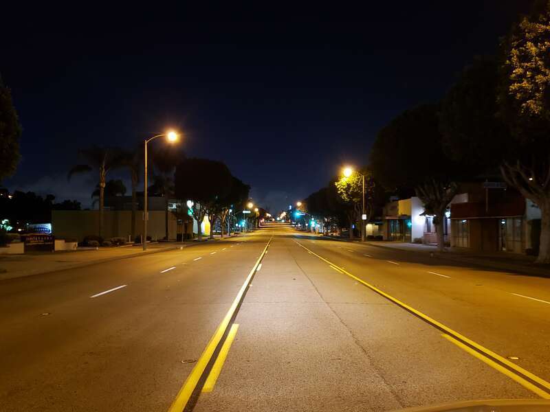 Deserted streets