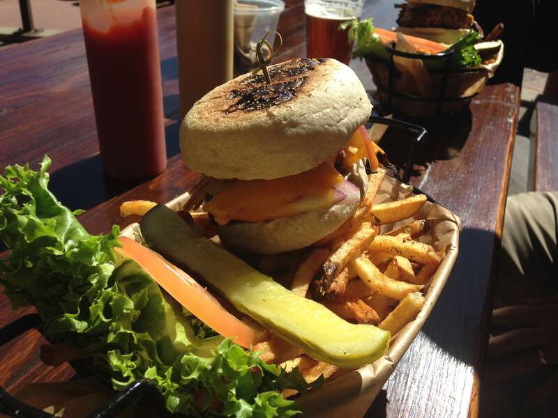 At Diablo Burger in Flagstaff, Arizona.