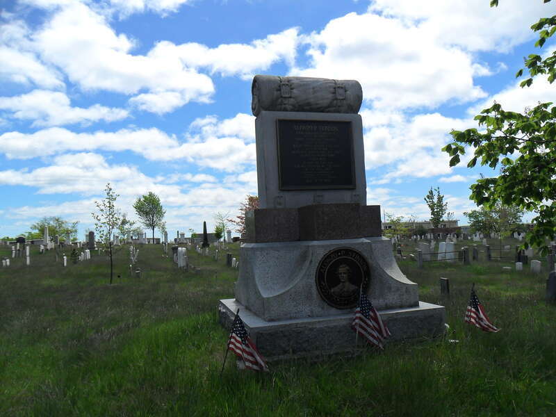 Grave of Alonzo P. Stinson, Eastern Cemetery, Portland, Maine