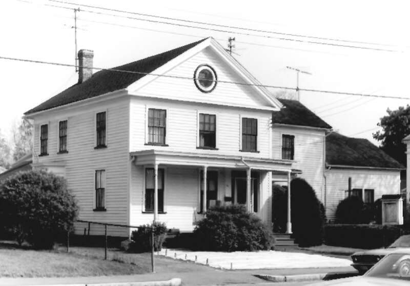 Edward Bellamy House, Chicopee Falls, MA.  note that original photo, found here, has a caption including &quot;NPS Photo 1971&quot;