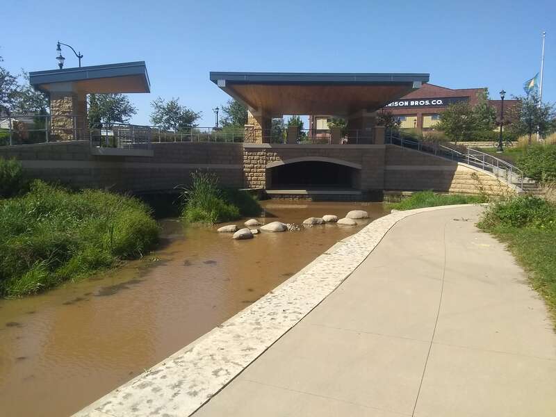 From the Upper Bee Branch, it is the the Entrance to the remaining sewer.