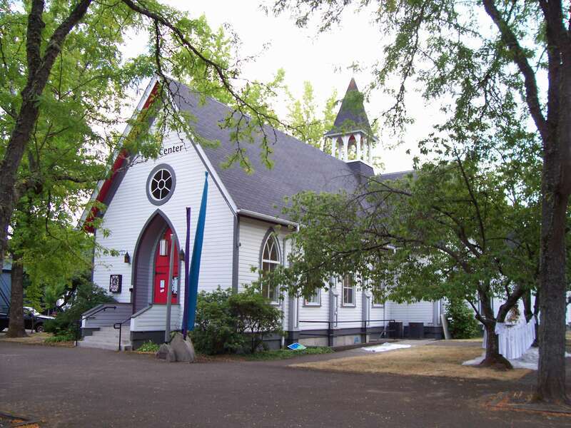 Episcopal Church of the Good Samaritan in Corvallis Oregon. Listed on the National Register of Historic Places.