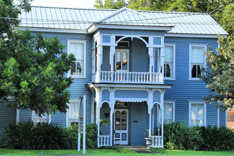 The old Episcopalian Rectory in San Marcos, Texas, United States was built in 1889. The house was listed on the National Register of Historic Places on August 26, 1983.
