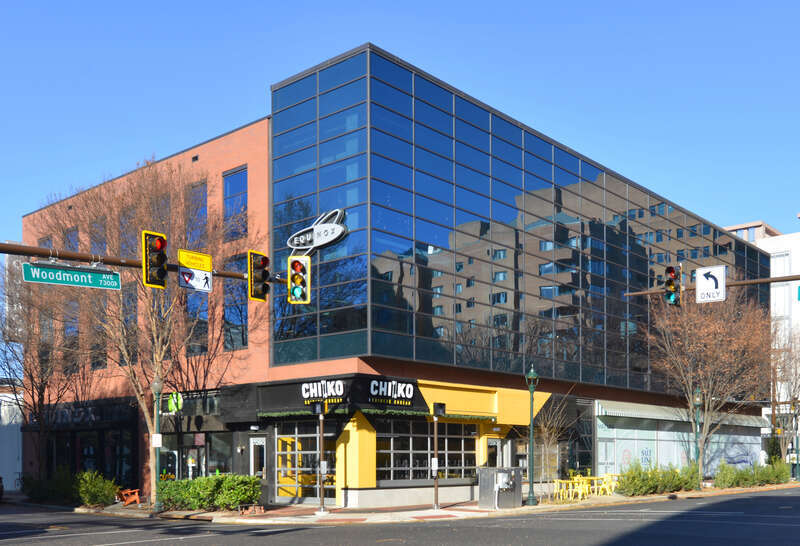 Equinox Fitness and CHIKO, a Chineese Korean fusion restaurant. 4905 Elm Street, Bethesda, Maryland 20814.