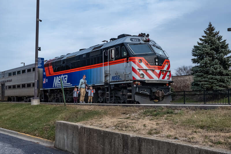 Family Weekend Outing on the Metra Train