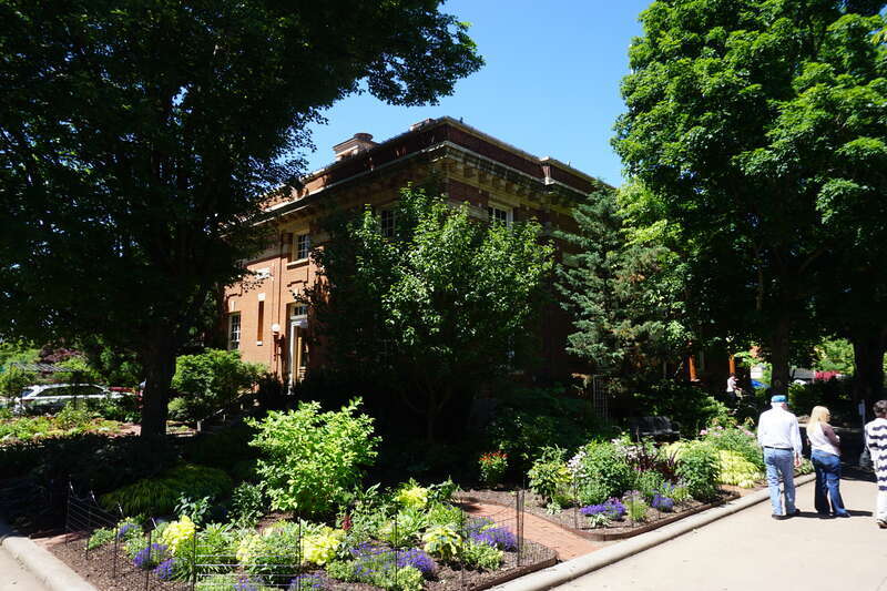 The Fayetteville Historic Square in Fayetteville, Arkansas (United States).
