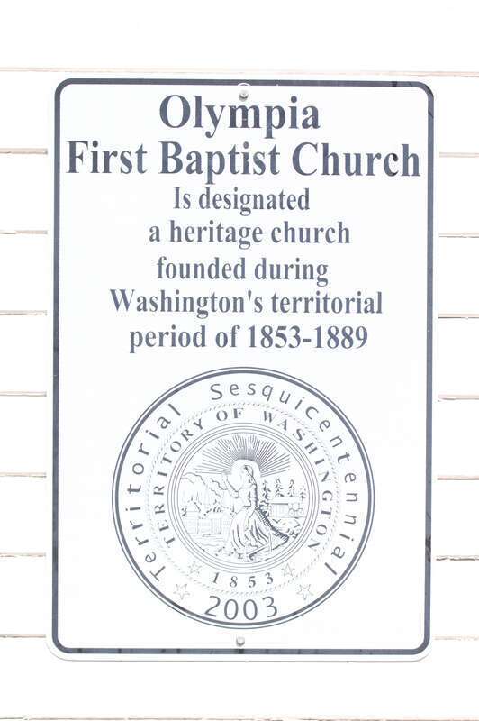First Baptist Church in Olympia, Washington.