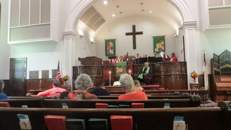 First United Methodist Church, Lafayette, Louisiana - interior.