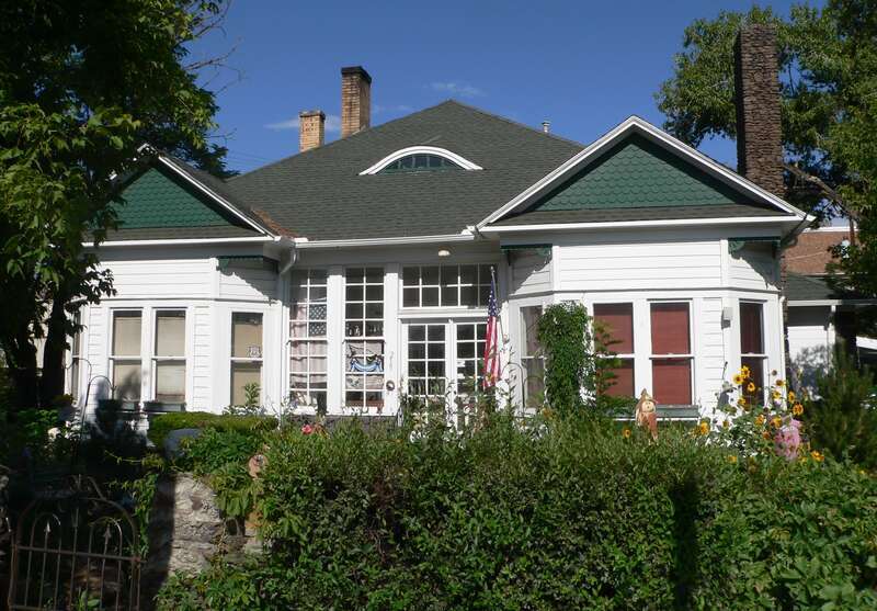 H. E. Campbell house, located at 215 N. Leroux in Flagstaff, Arizona; seen from the east-southeast.