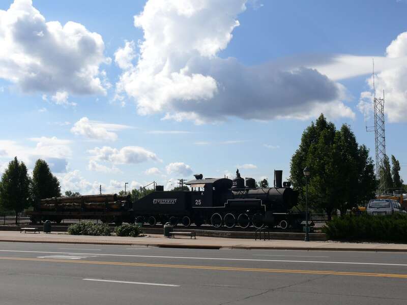 The Two Spot Logging Train in Flagstaff (Arizona, USA).