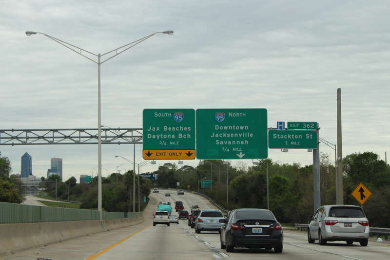 Florida I10eb Exit 362 1 mile, Jacksonville, Duval County, Florida