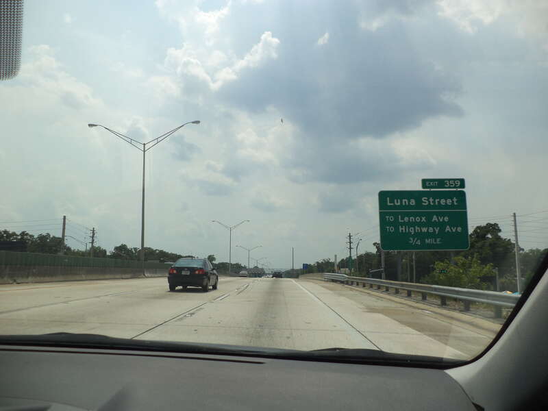 Florida I10wb Exit 359 .75 mile, Jacksonville, Duval County, Florida