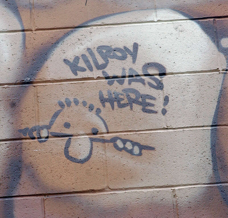 Kilroy was here, Seen in Kansas City, MO.